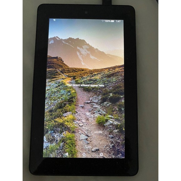 Amazon Kindle Fire 7 (5th Generation) RED Amazon Color 8GB, Wi-Fi, 7" As Is - Picture 3 of 5